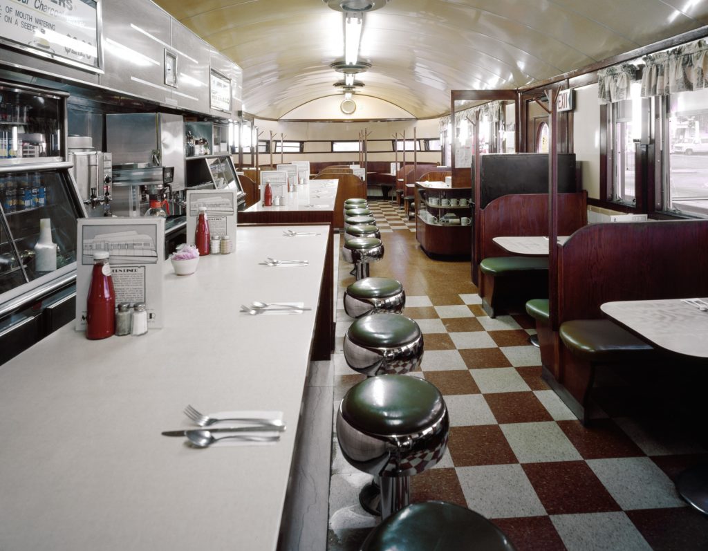 Image depicting the inside of a diner